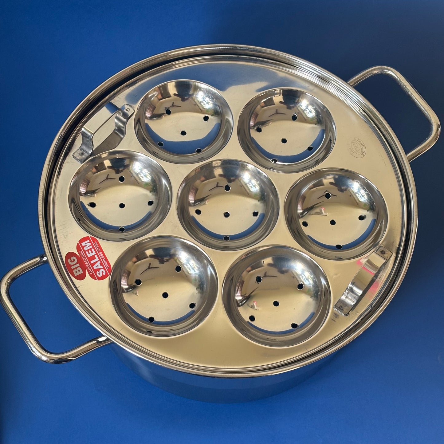 14 Idli Pot with Handle | Idli Maker Big (14 Idlis)