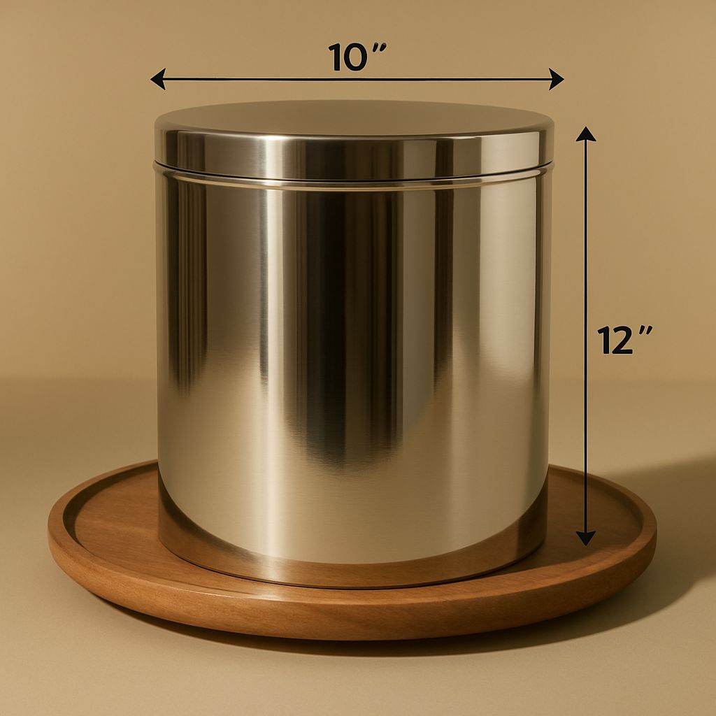 Rice Keeper Chettinad Stainless Steel Full Dabba Large