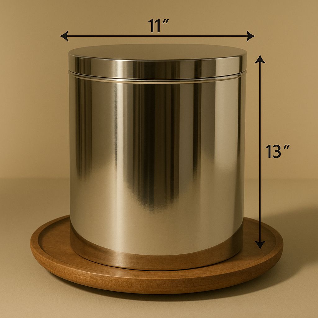 Rice Keeper Chettinad Stainless Steel Full Dabba Large