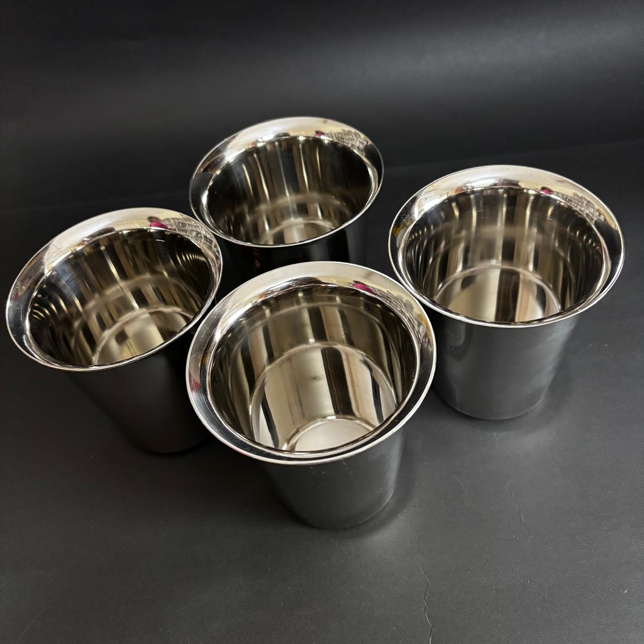 Stainless Steel Water Tumbler set of 4