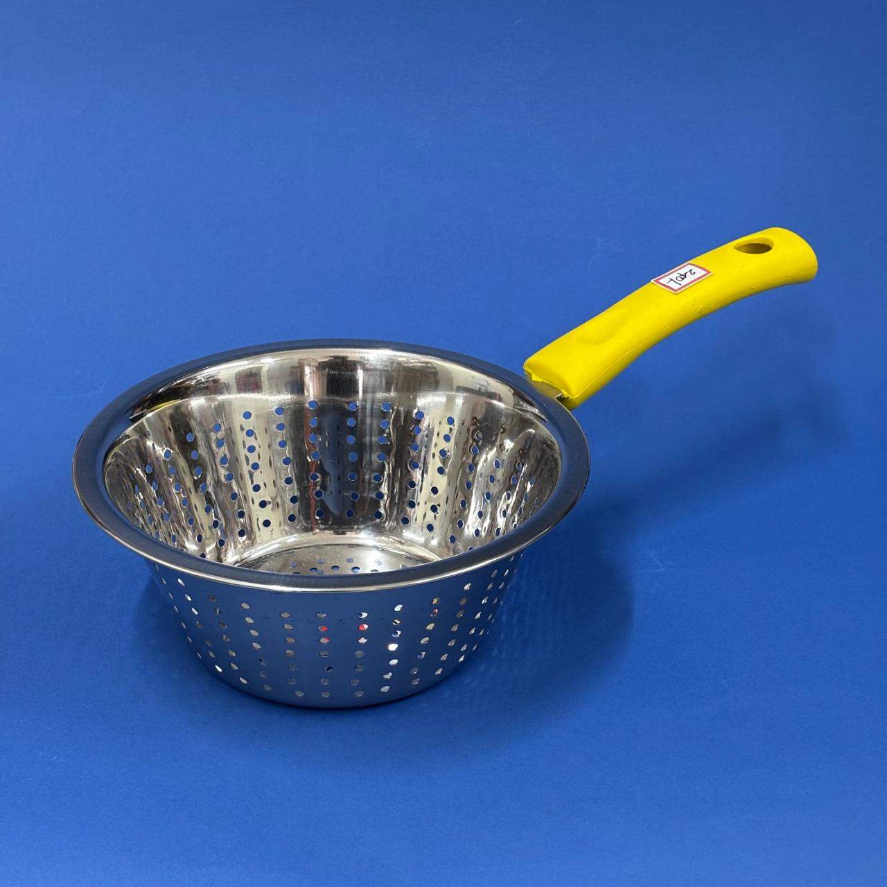 Stainless Steel Vegetable Strainer with Plastic Handle