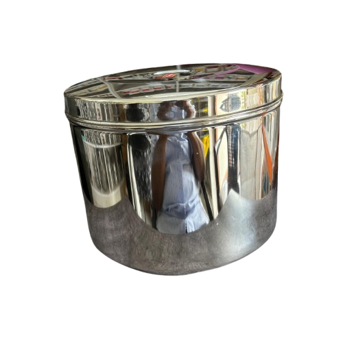 Maavu Dabba Round Bottom Stainless Steel