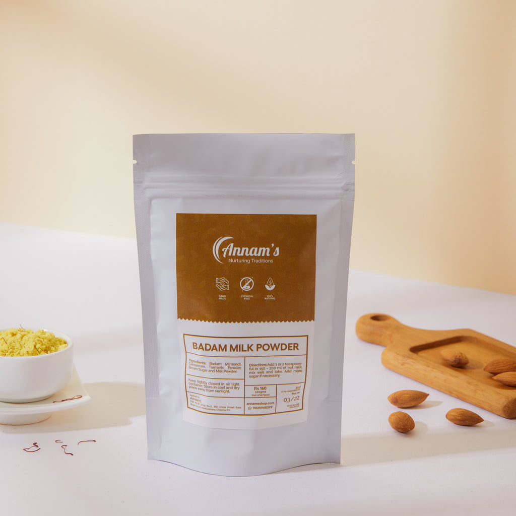 Annams almond milk powder a delicious additive to milk