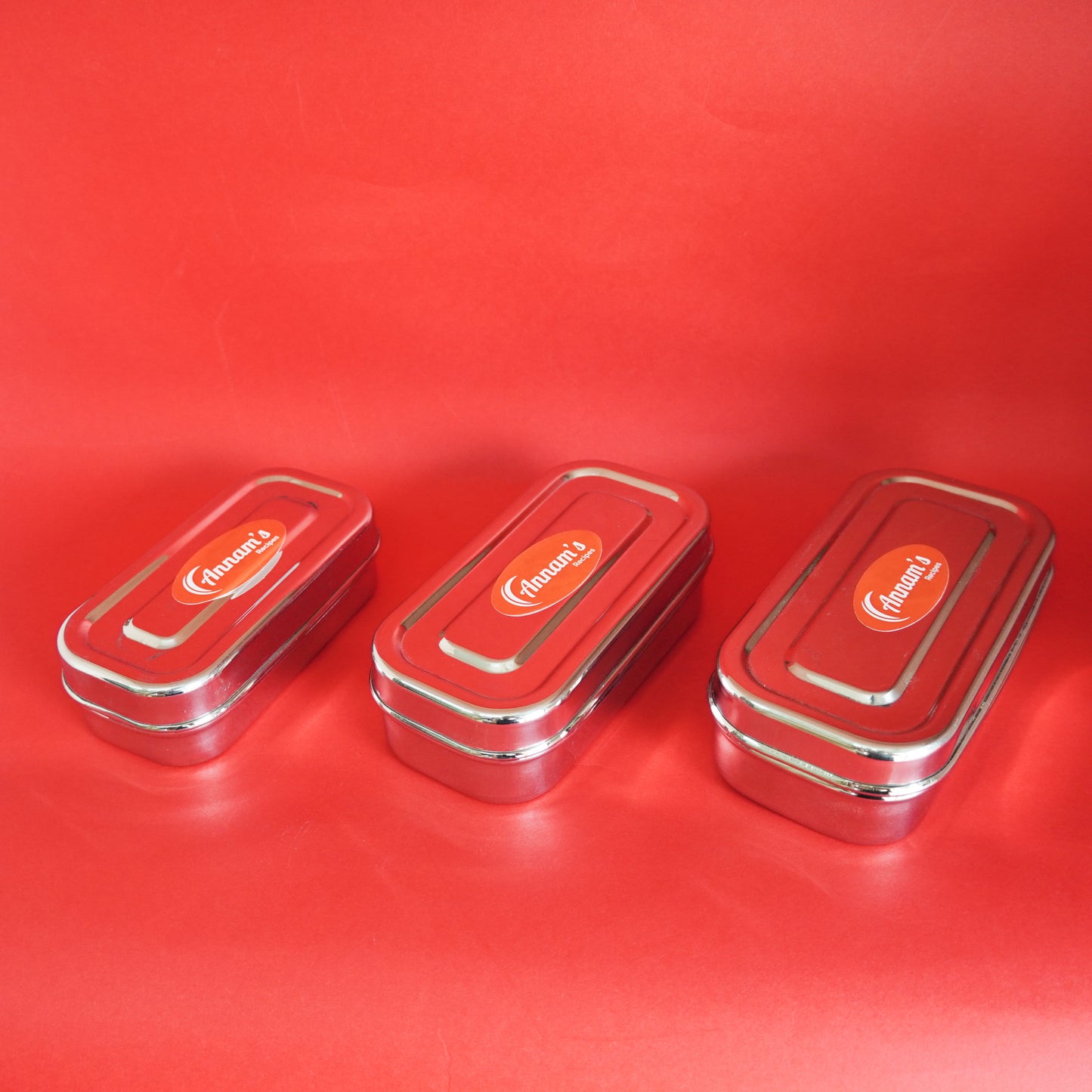 Durable Stainless Steel Rectangle Lunch Boxes for School, Office, and Home