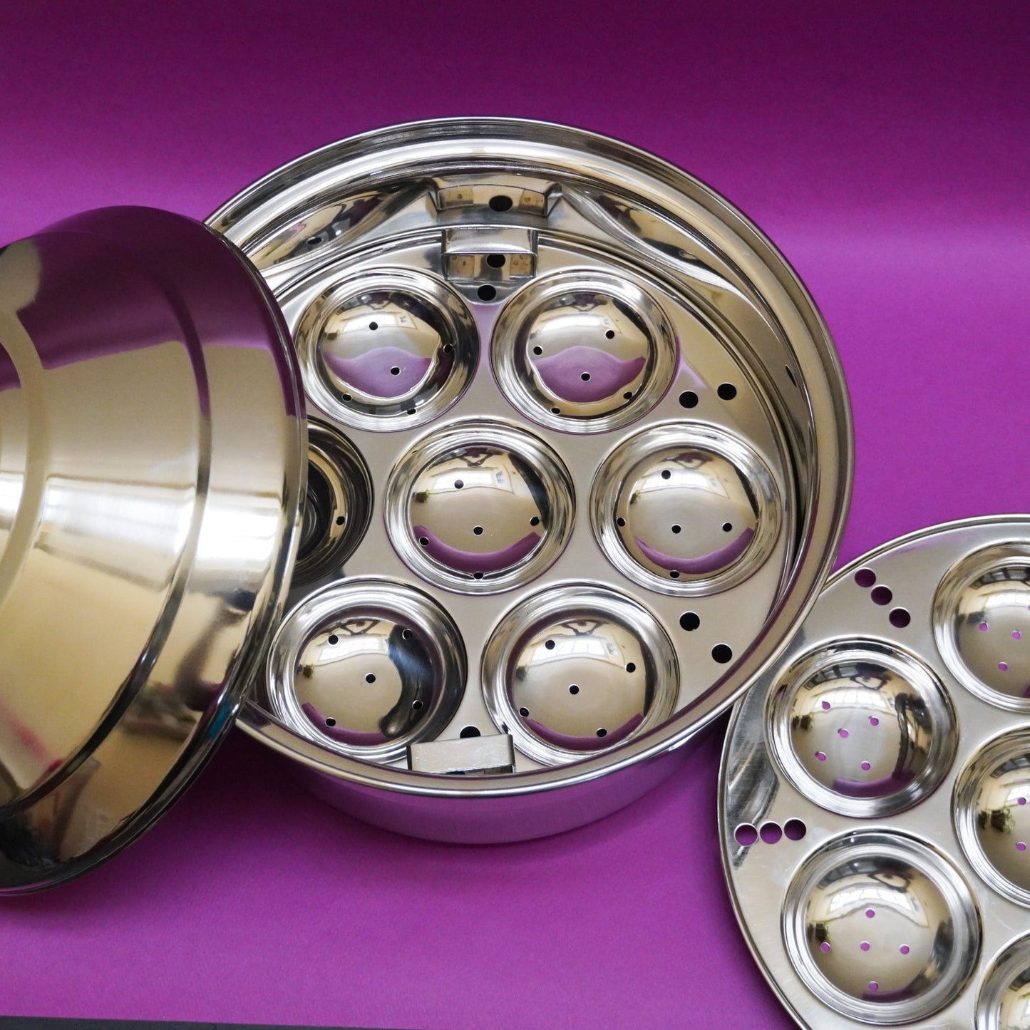 14 Idli Pot Set | Idli Maker Big (14 Idlis)