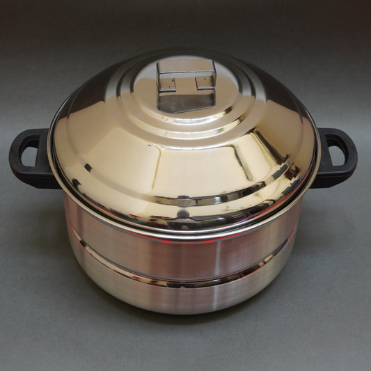 21 Idli Pot with Steamer Plate - Stainless Steel