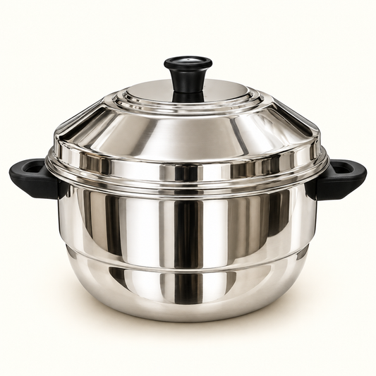 Annam's 24 Idli Pot with Steamer Plate – complete set