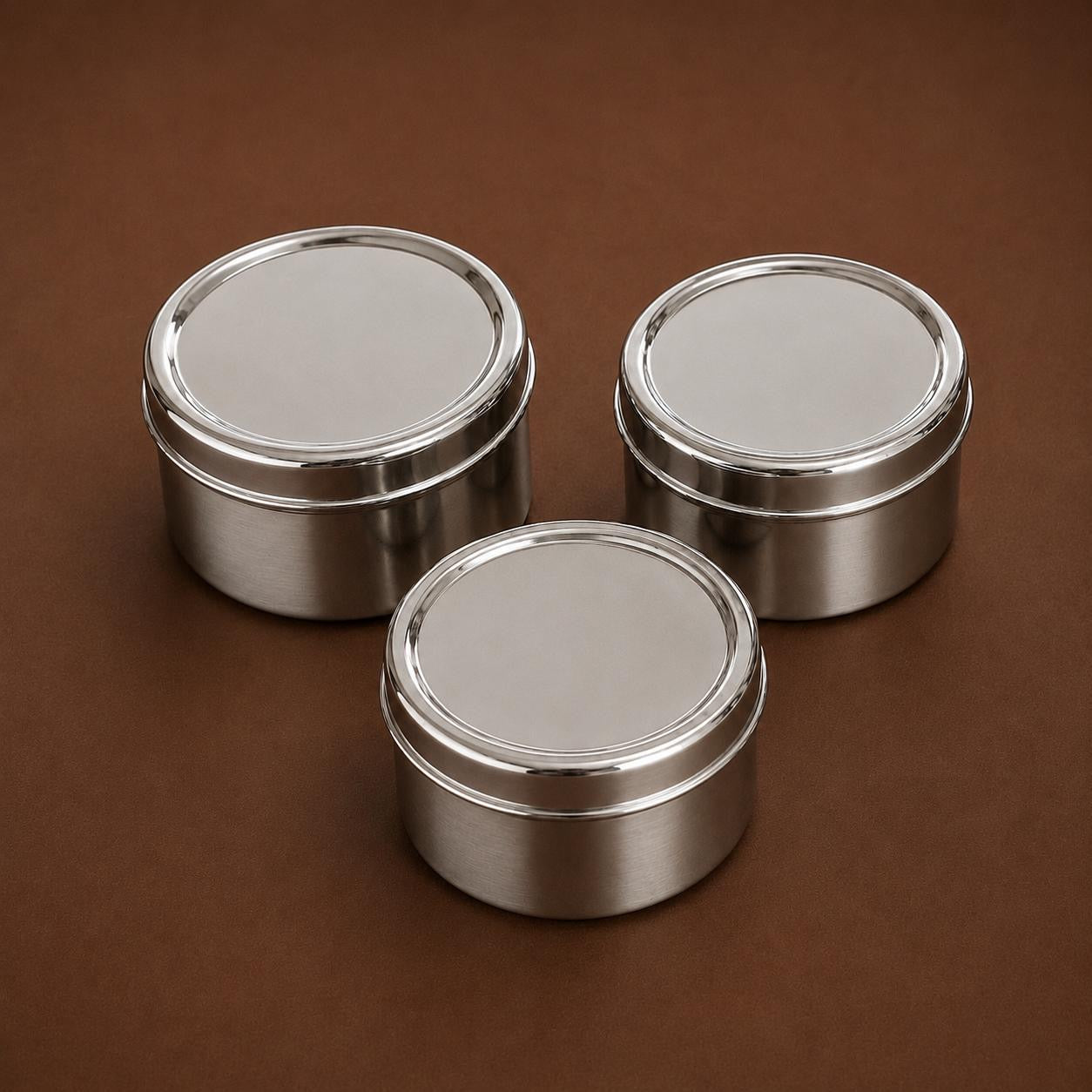Left Over Food Storage Box Set – 3 | Stainless Steel
