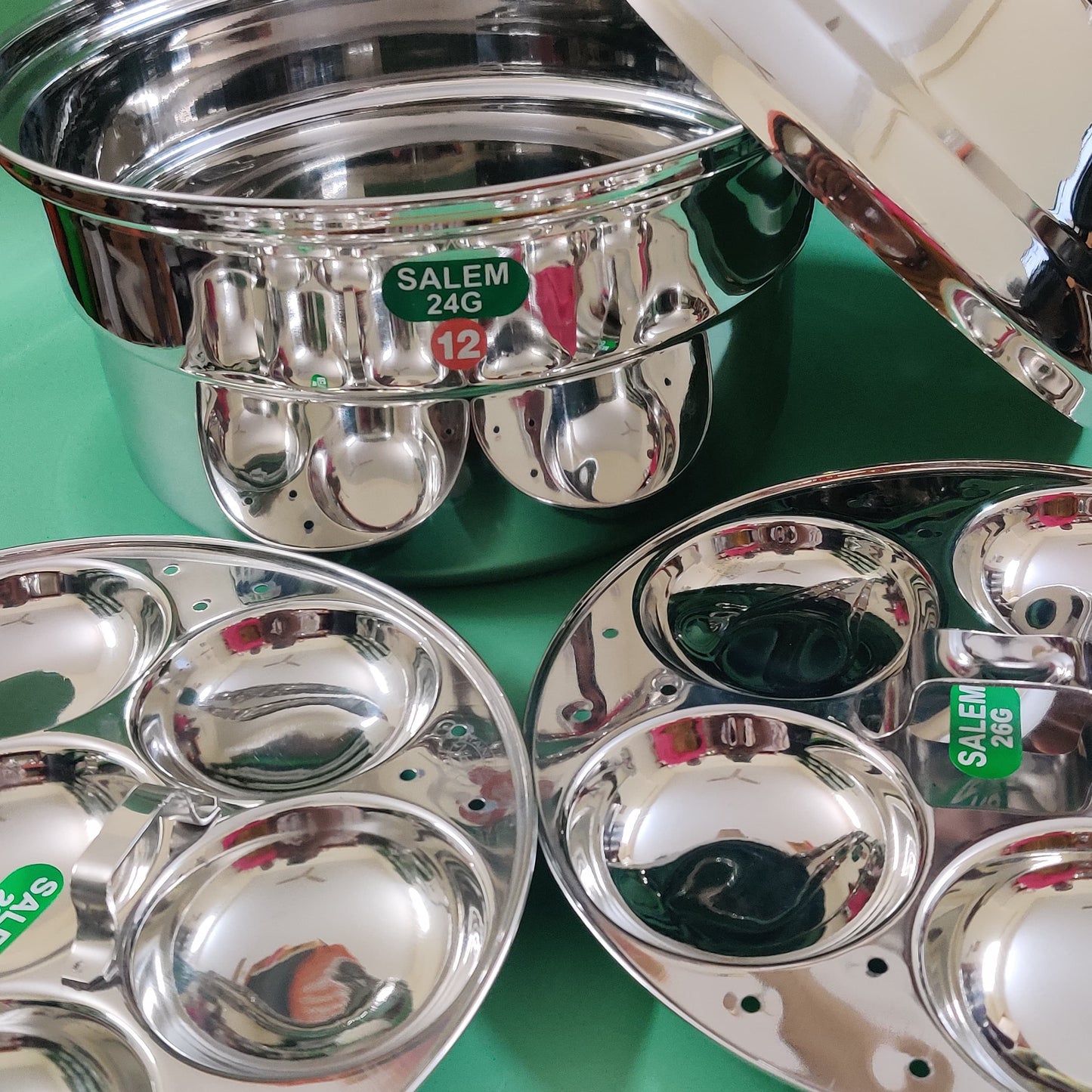 12 Idli Pot Set | Idli Maker Big (12 Idlis)