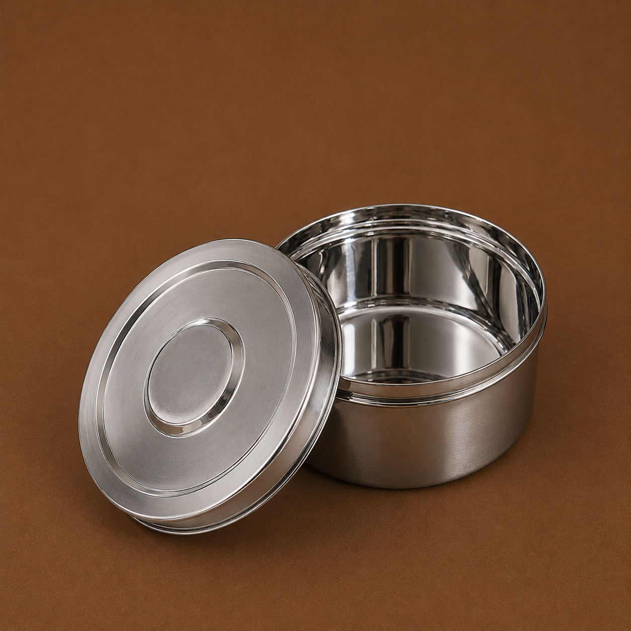 Classic Lunch Box with Lid - Stainless Steel