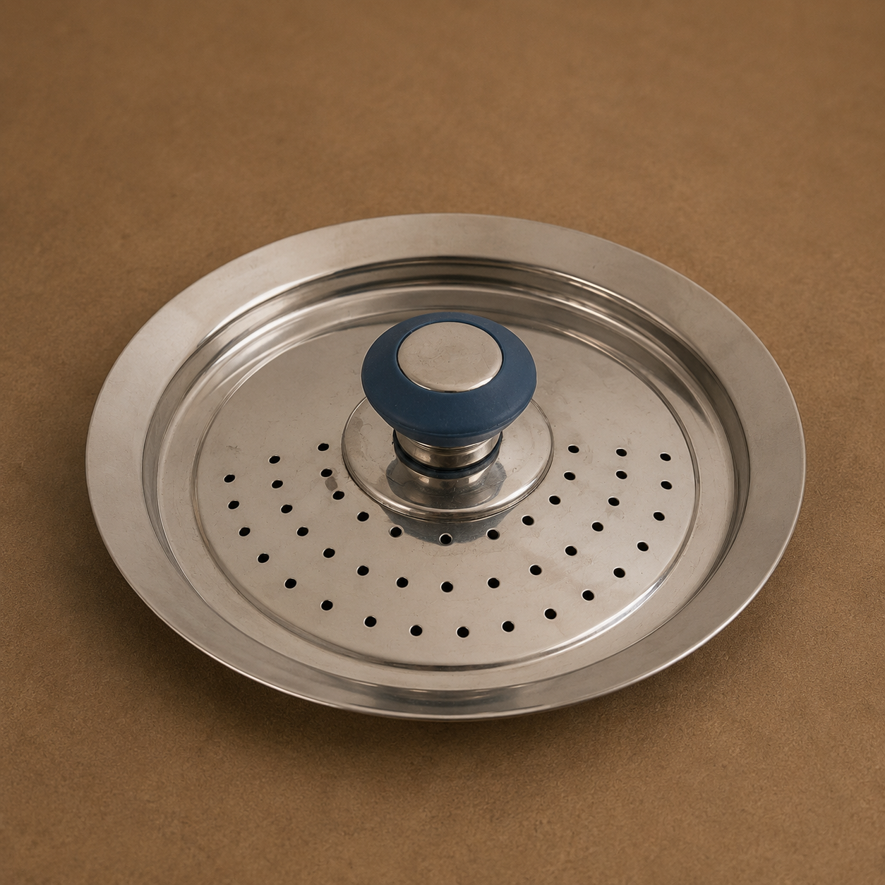 Rice Strainer Pot (Annapathiram) with Sandwich Bottom – Stainless Steel