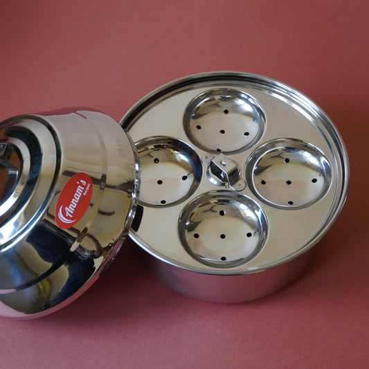 4 Idli Pot Set | idli steamer  Small (4 Idli)