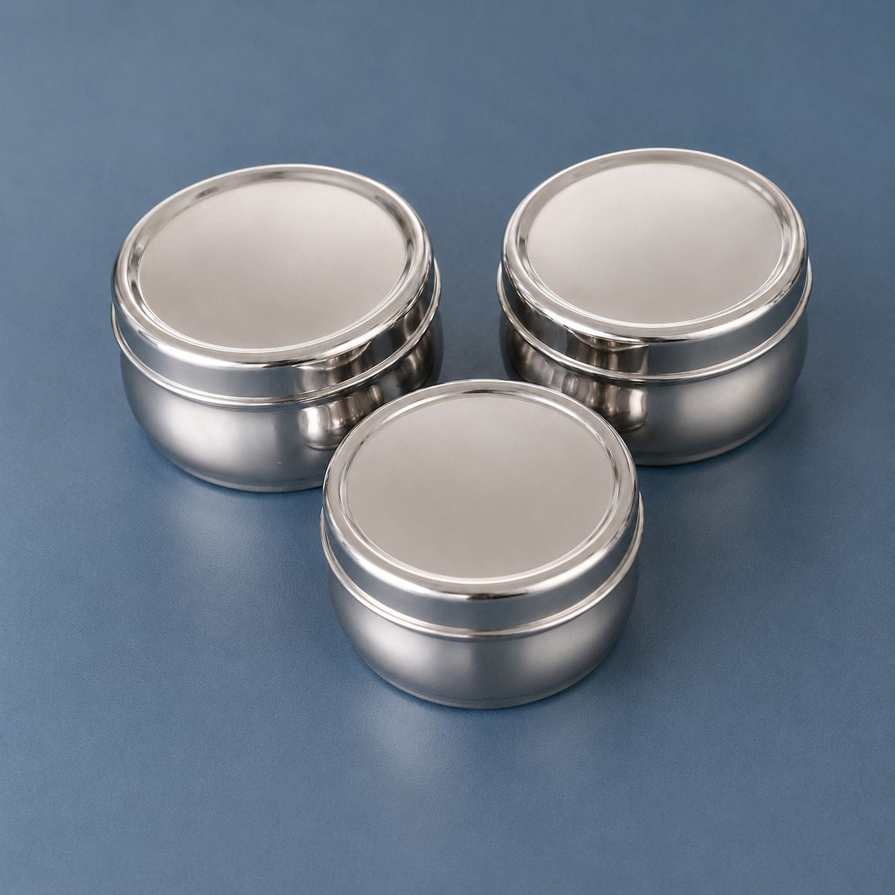 Left Over Food Storage Box Set – 3 | Stainless Steel