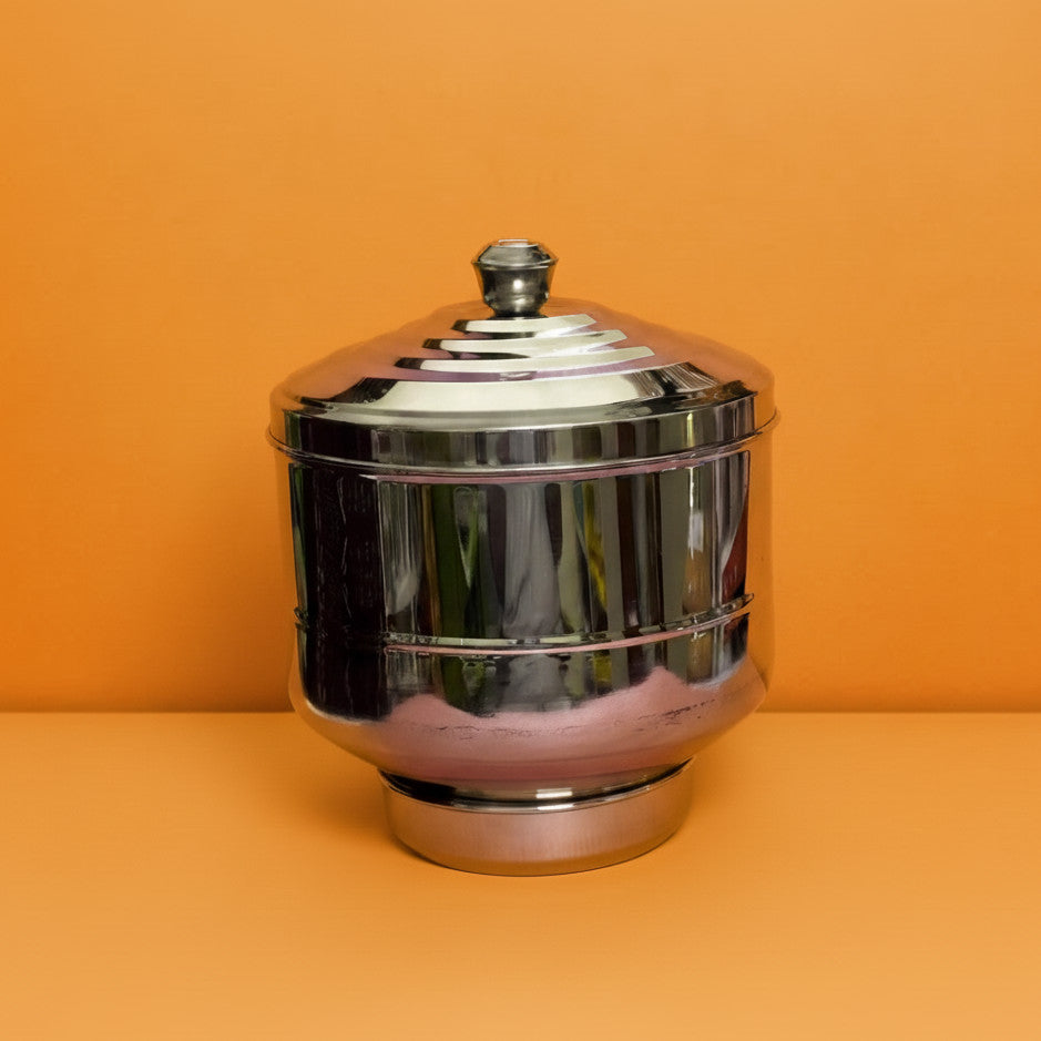 Appalam Strainer - Appalam Storage Container in stainless steel