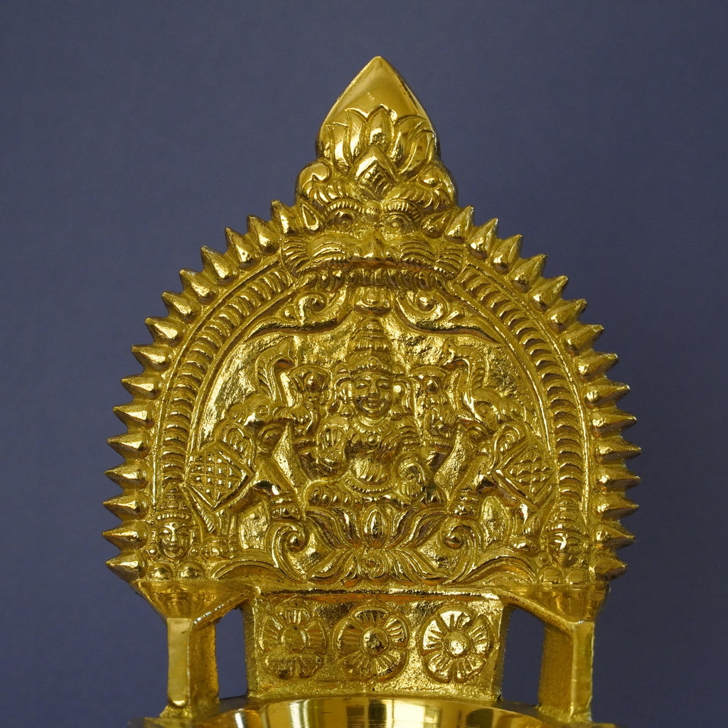Ashtalakshmi Deepam in Brass