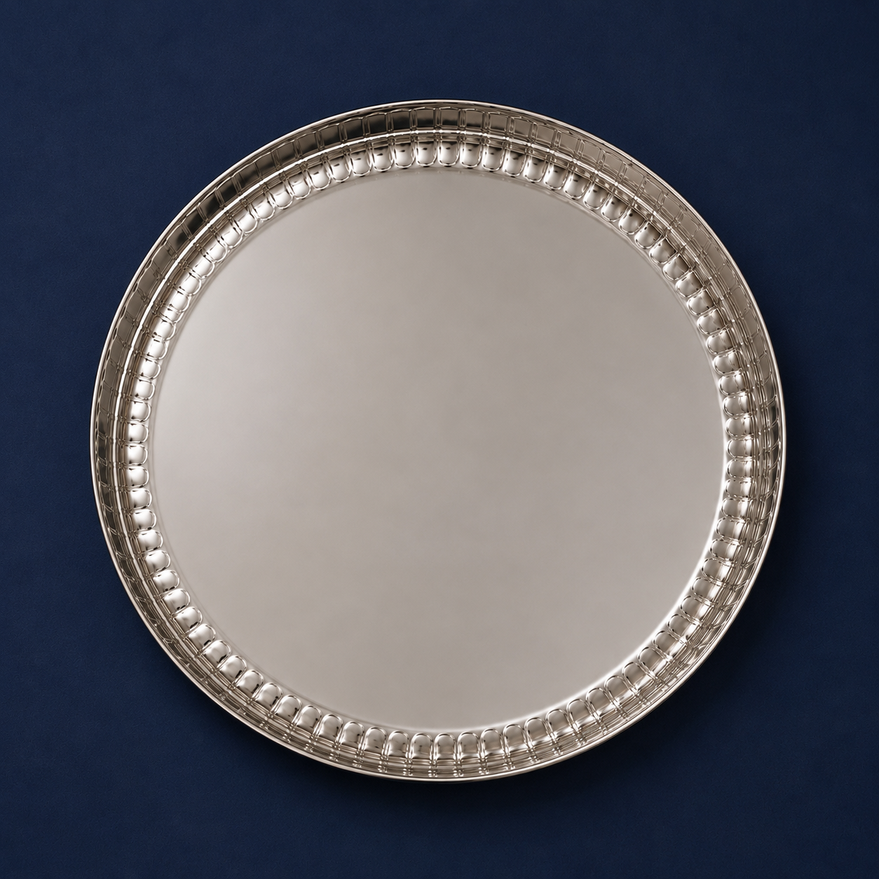 Decorative Tiffin Plate - Stainless Steel