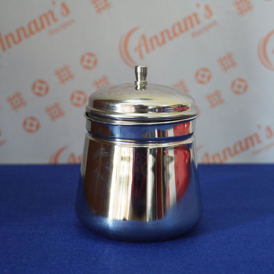 Ghee Pot Chettinad Big | Ghee Container Steel