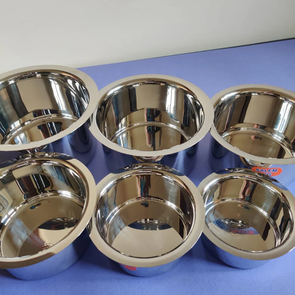 Chettinad Kuzhambu satti (3) big to small set of 5
