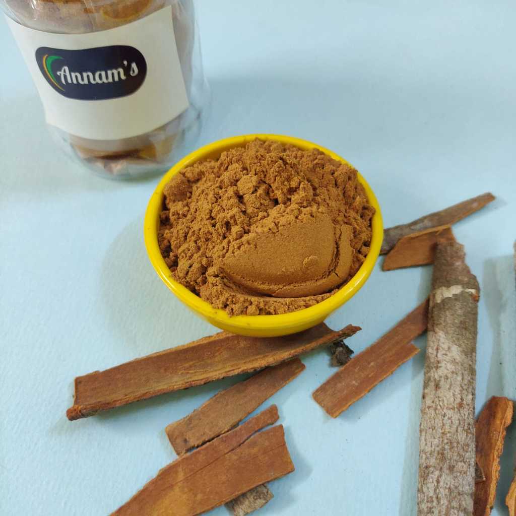 Cinnamon Powder adds flavour, benefits skin care including acne, pimples, whitening and weight loss.