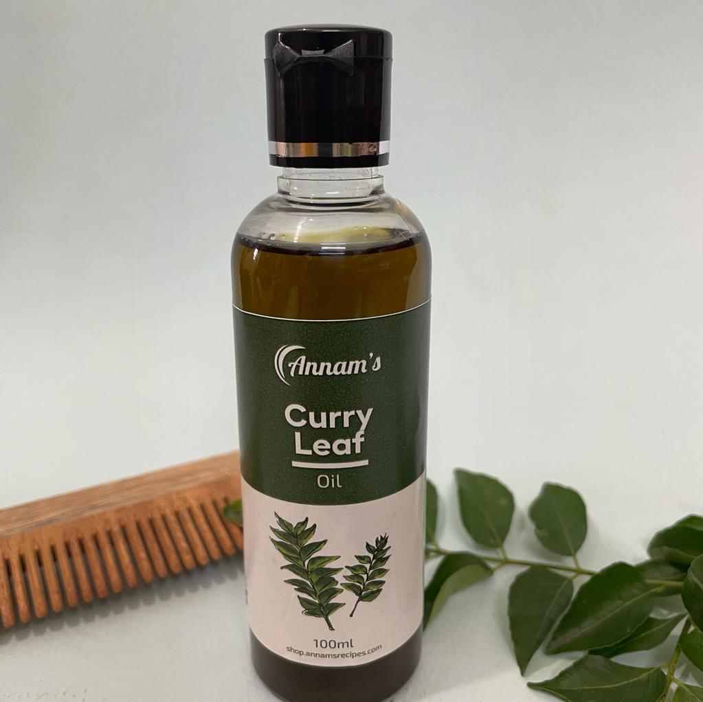 Curry Leaf Oil is packed with nourishing ingredients to help protect and nourish your hair. 