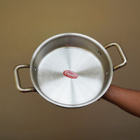 Double Handle Skillet – Triply Stainless Steel