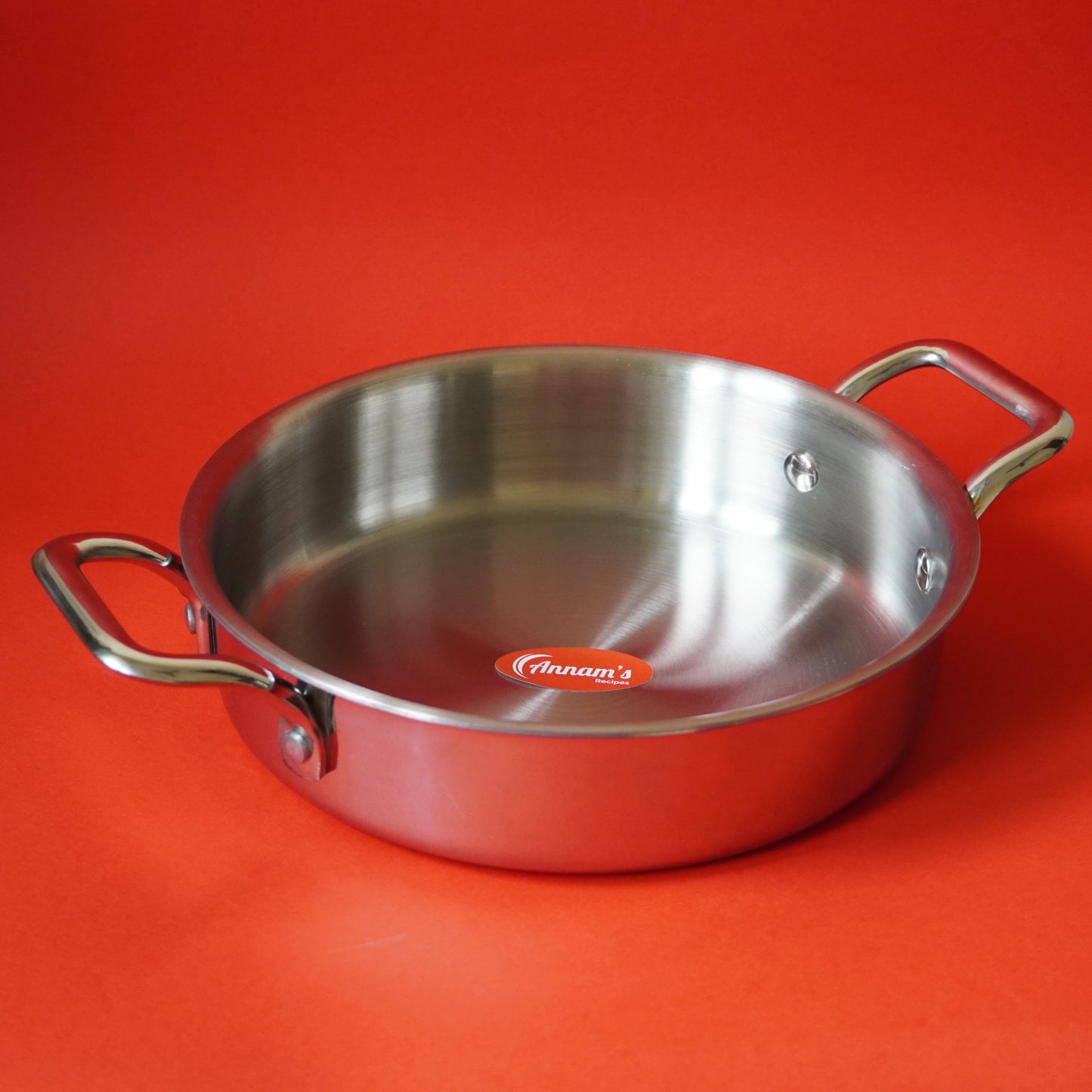 Double Handle Skillet – Premium Stainless Steel