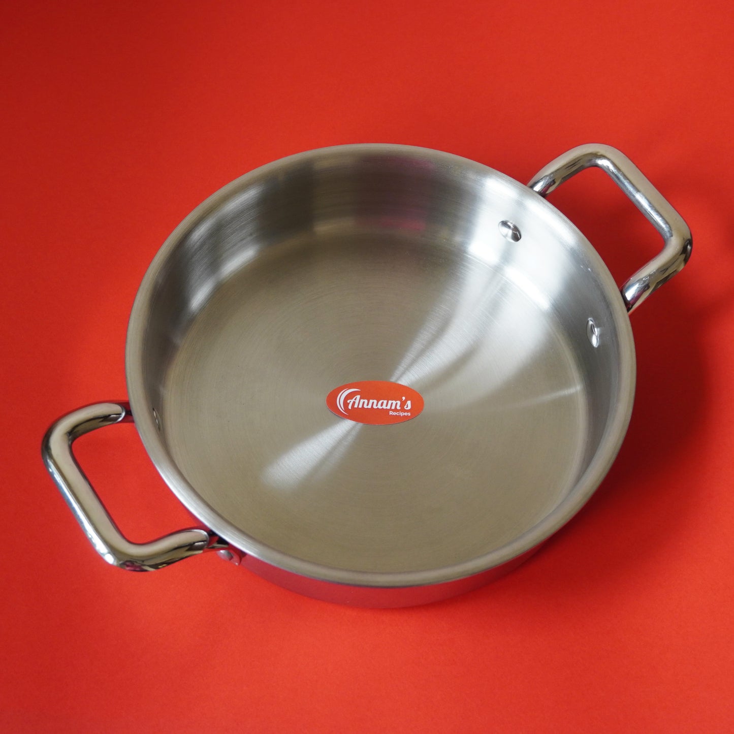 Double Handle Skillet – Premium Stainless Steel
