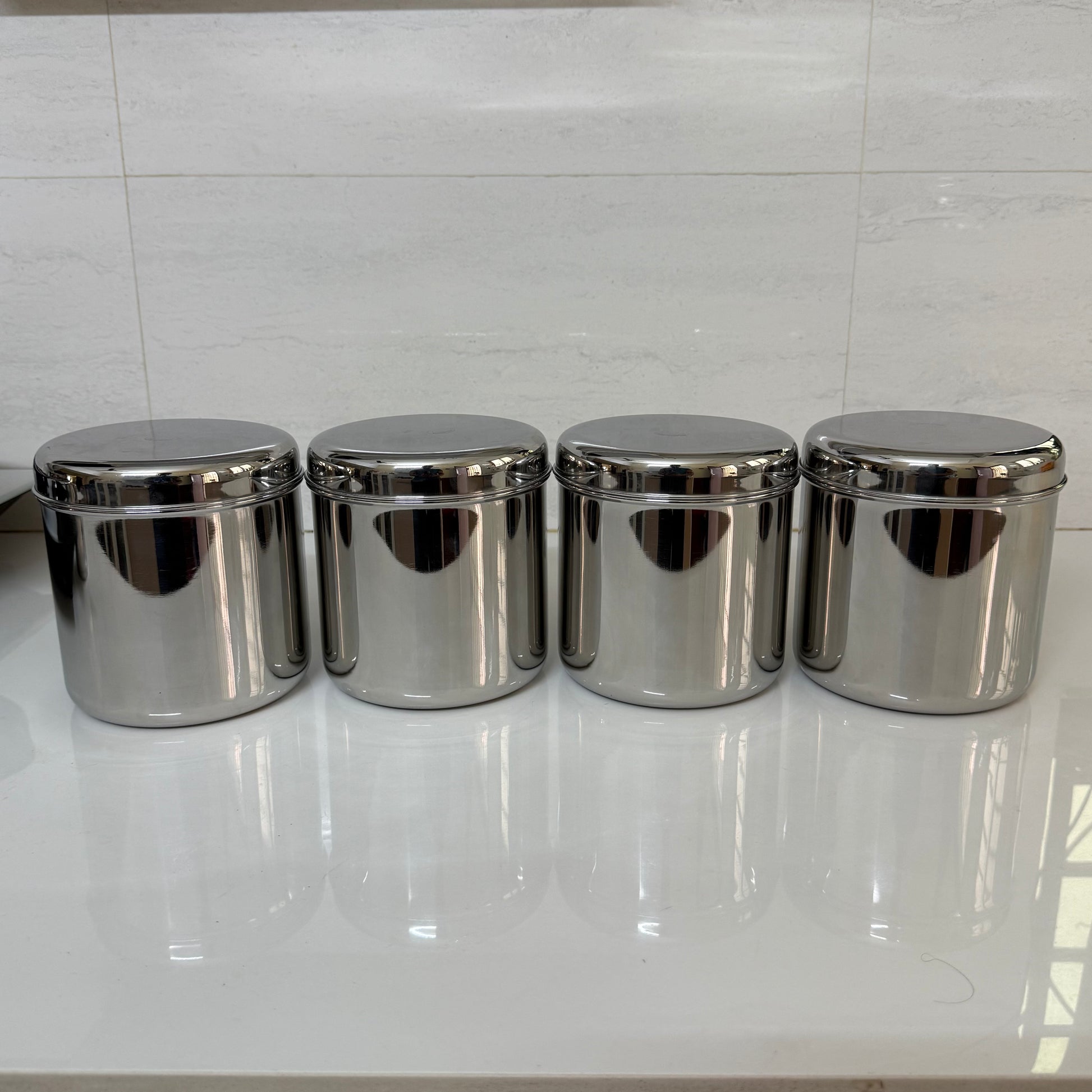 Durable Stainless Steel Kitchen Storage Container for Rice, Pulses, and Sugar