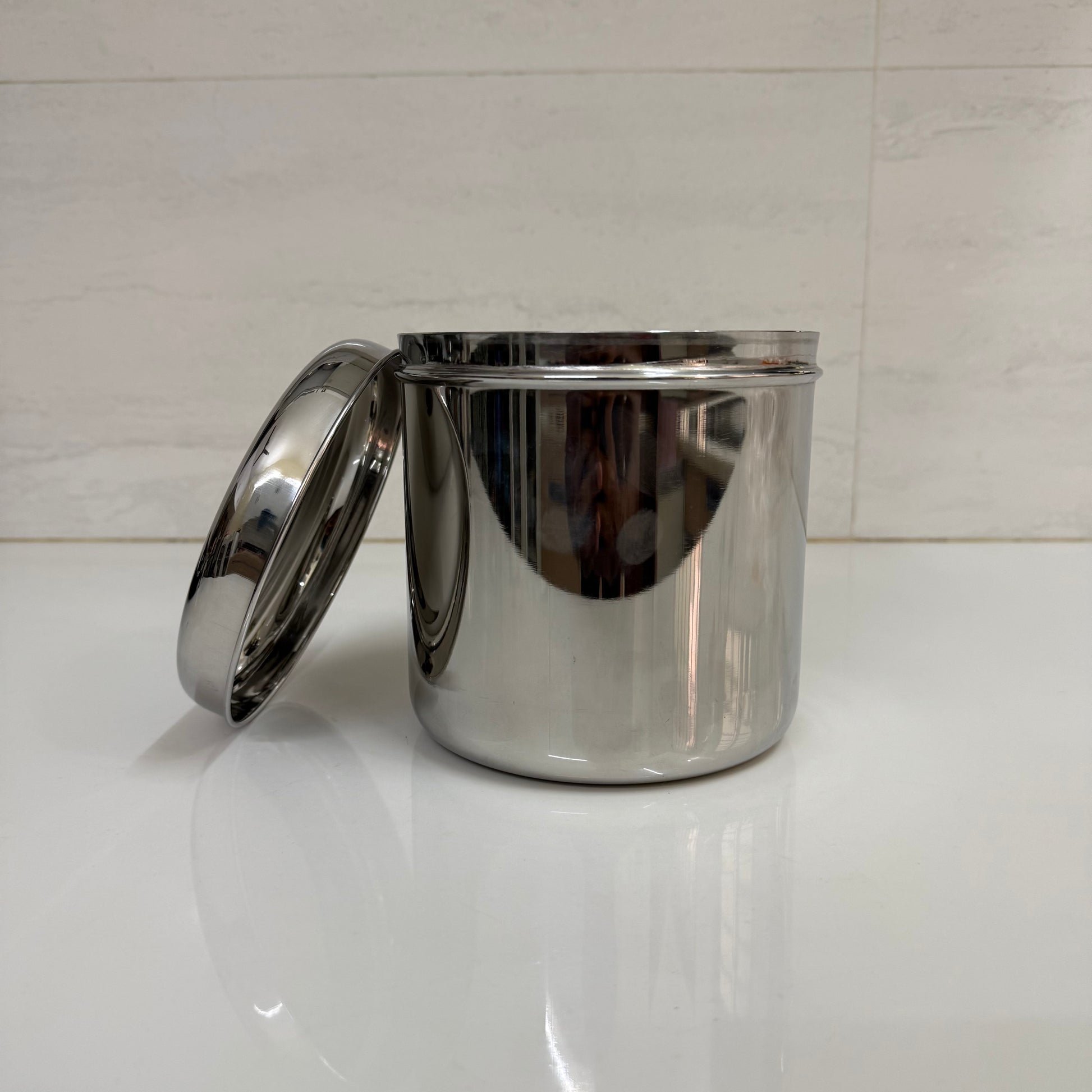 1Kg Salem Stainless Steel Kitchen Storage Container – Front View
