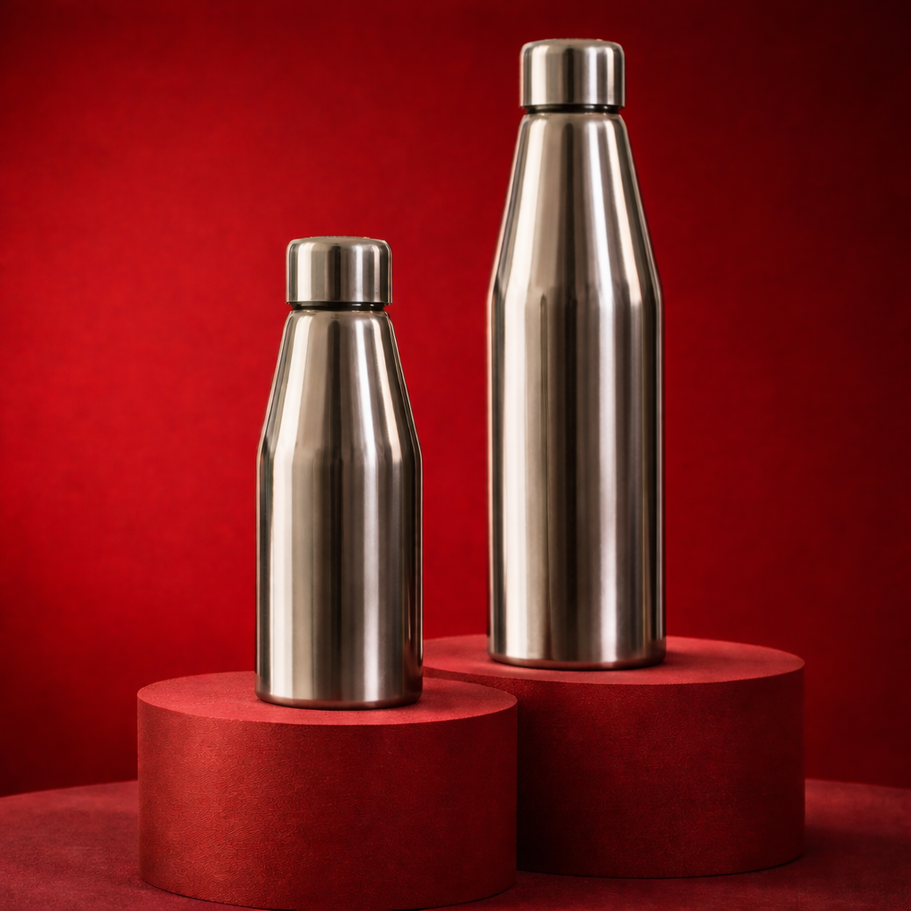 Stainless Steel Water bottle - Slim and Stylish | 500ml and 1000ml