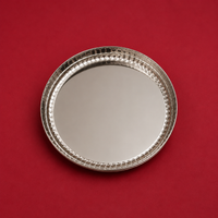 Decorative Tiffin Plate - Stainless Steel
