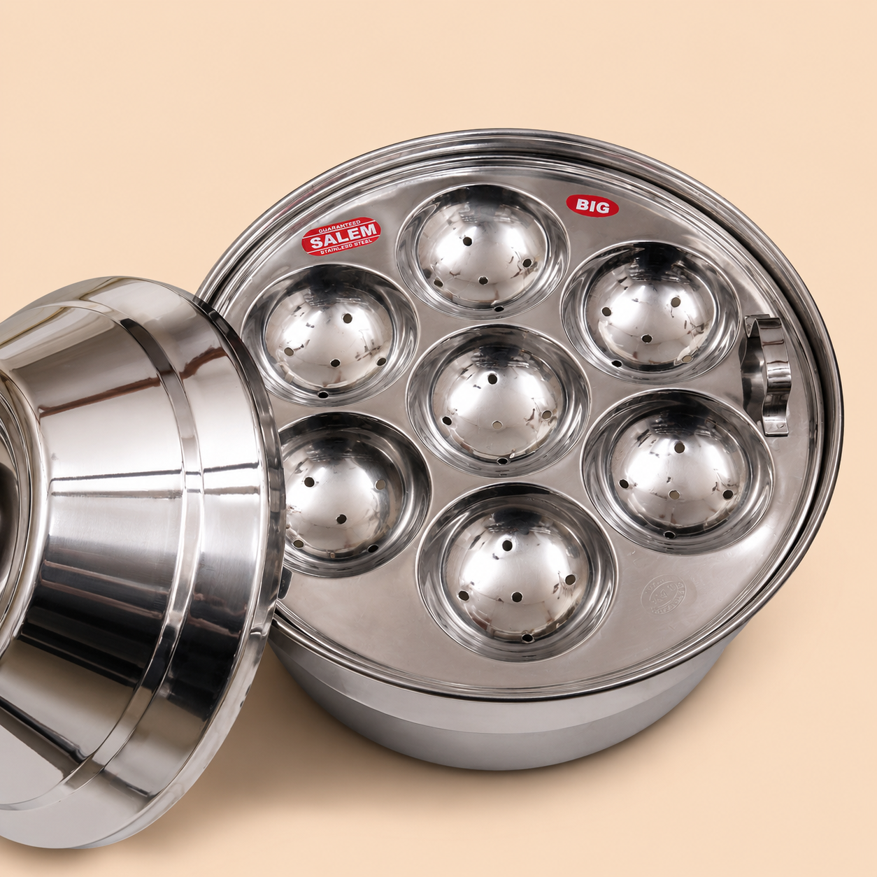 14 Idli Pot without Handle(14 Idlis) - Induction Compatible