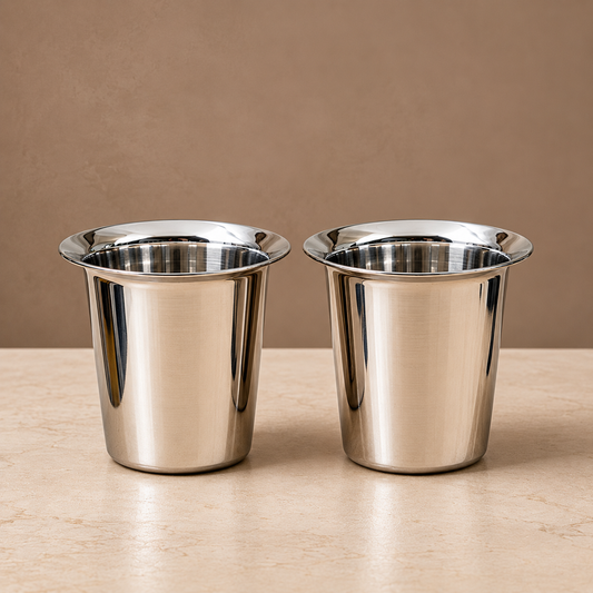 Water Tumbler Set of 2 - Stainless Steel