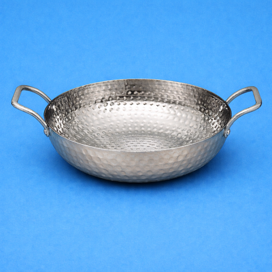 Dotted Kadai in Stainless Steel – Induction Friendly