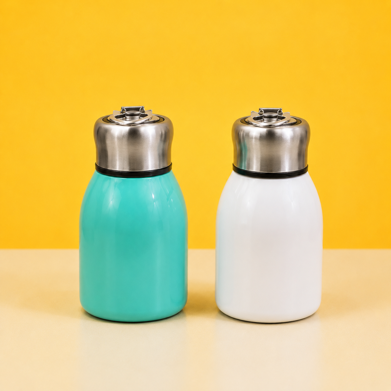 Vacuum Flask Stainless Steel Water Bottle – Hot & Cold | Travel Flask 300ml - No Colour Choice