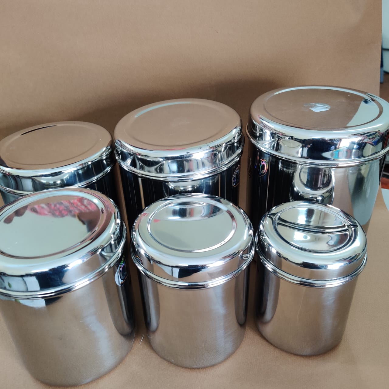 Storage Containers in Kitchen - Karaikudi Dabba Set of 6