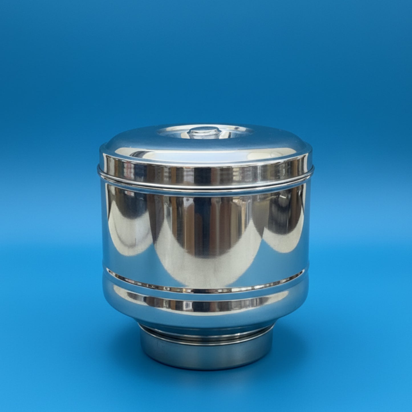Ring Appalam Strainer - Appalam Storage Box in Stainless Steel