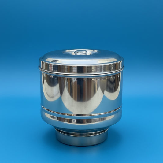 Ring Appalam Strainer - Appalam Storage Box in Stainless Steel