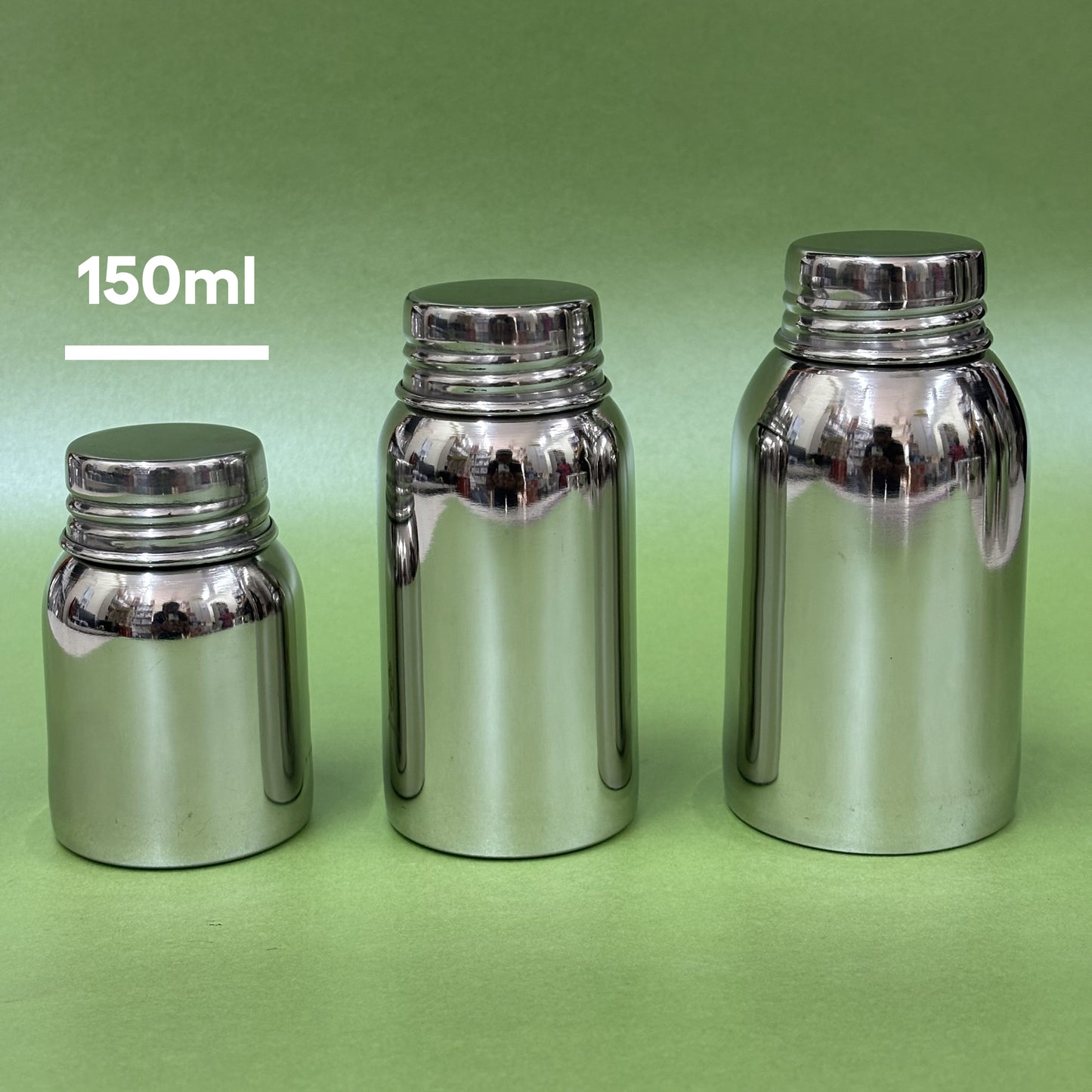 Sambar Bottle Screw Cap - Stainless Steel Container