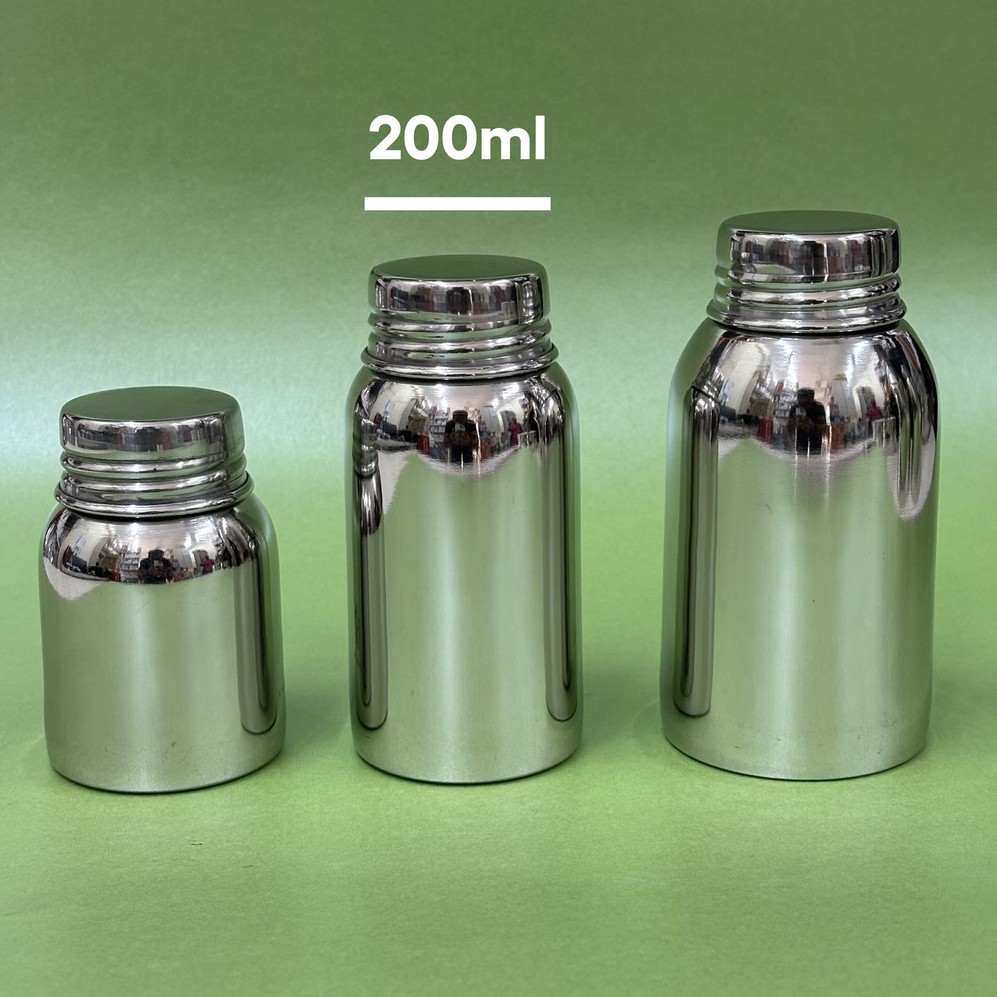 Sambar Bottle Screw Cap - Stainless Steel Container