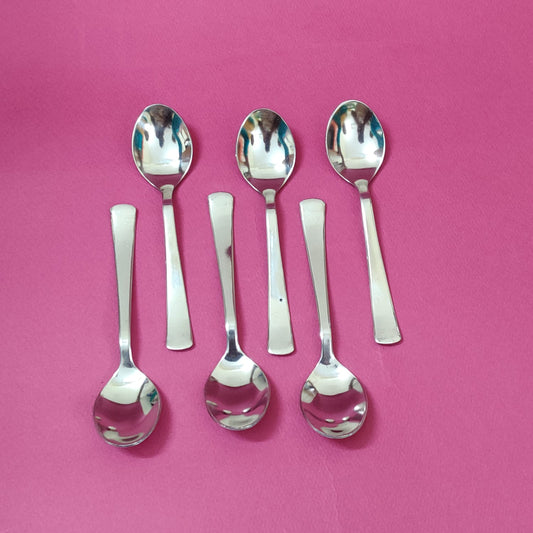 Tea Spoon- Stainless steel - set of 6