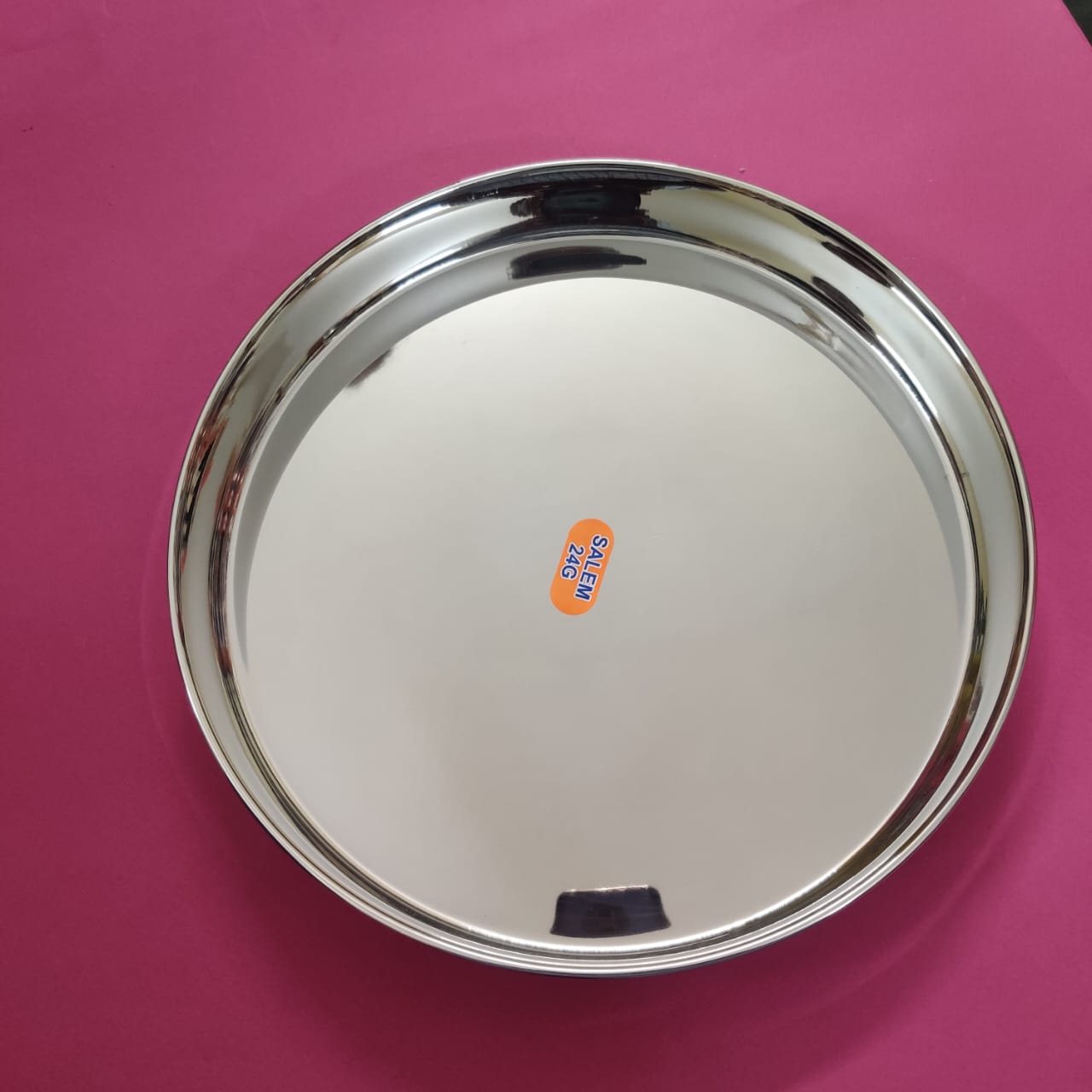 Steel Meals Plate Big | Steel dinner Plate Spl