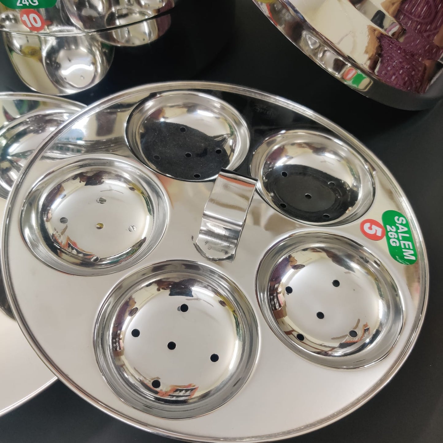 10 Idli Pot Set | Idli Maker Compact (10 Idlis)