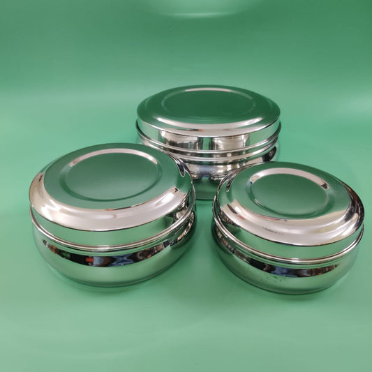 Karaikudi  Double  Ring Poori Box Set of 3