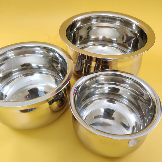 Karaikudi Deluxe Serving Bowl Set of 3