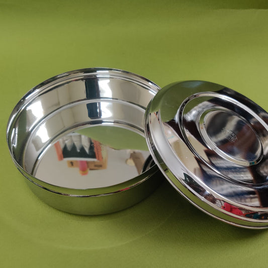 Stainless Steel Round Chappathi Box