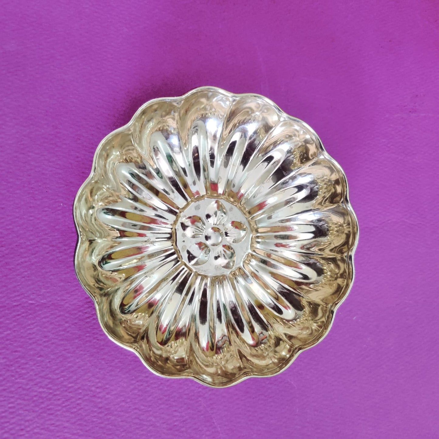 Brass Lotus Flower Plate