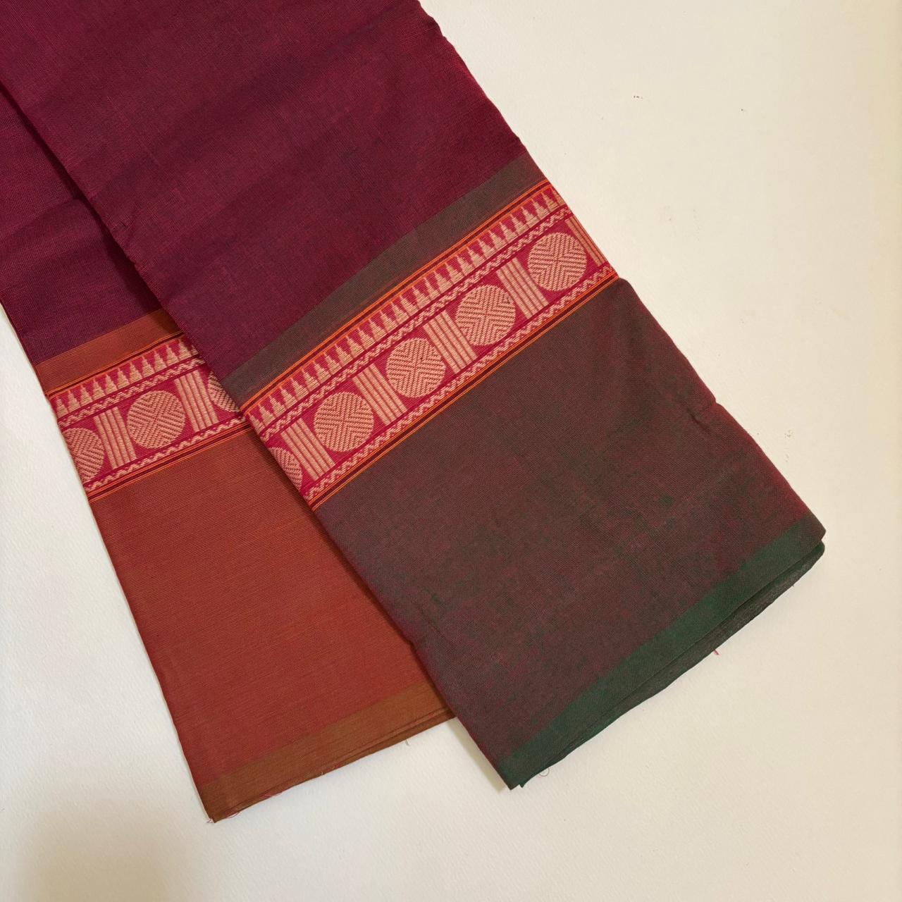 Chettinad cotton Saree X2