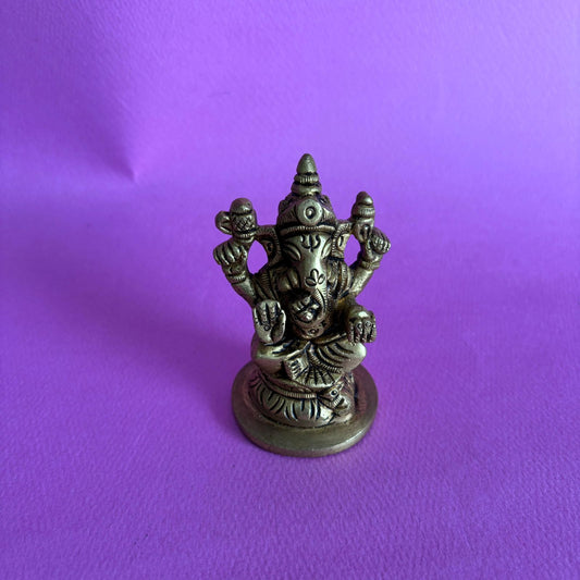 Brass Vinayagar idol