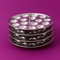Mini Idli plate stand in stainless steel